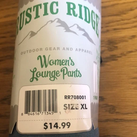 Rustic Ridge Women’s Lounge Pants. Size XL. - Picture 5 of 5